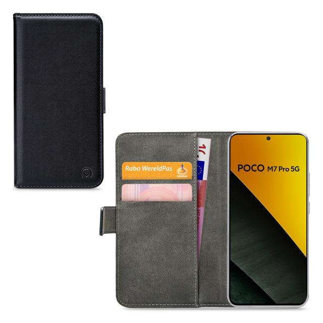 Mobilize Classic Gelly Wallet Book Case Xiaomi Poco M7 Pro 5G Black - Mobilize