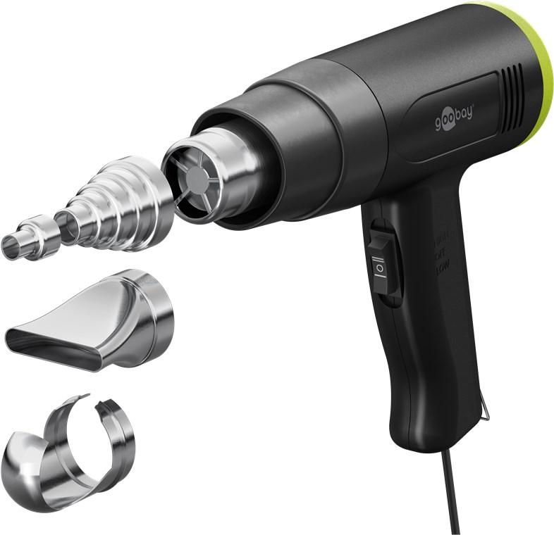 Heißluftföhn Superior, 1500 W - Goobay Tools