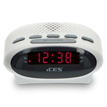 Weißer Radiowecker - ICES