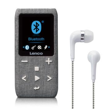 MP3/MP4-Player mit Bluetooth® 8 GB Micro SD-Karte Grau - Lenco