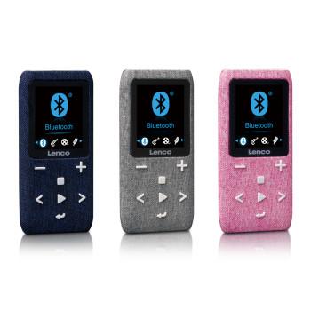MP3/MP4-Player mit Bluetooth® 8 GB Micro SD-Karte Grau - Lenco