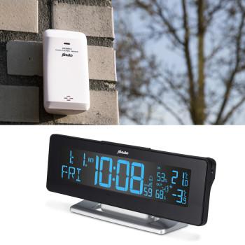 Digitaler Wecker mit Wetterstation - Alecto
