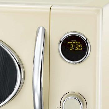 Mikrowelle mit elektronischem Grill 23L 800 W Creme - MELISSA