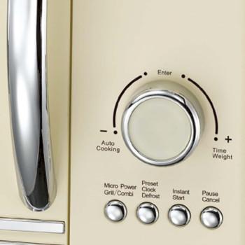 Mikrowelle mit elektronischem Grill 23L 800 W Creme - MELISSA