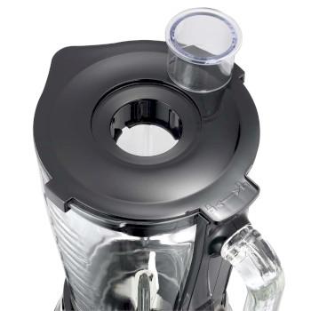 Blender 1,5L Glasbehälter Zerstäuber 500W Mattschwarz - MELISSA