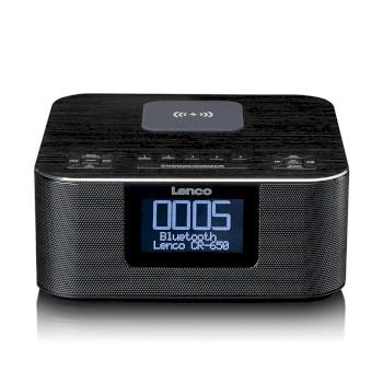 Stereo-Radiowecker mit DAB+ UKW Bluetooth® kabellosem Laden - Lenco