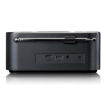 Stereo-Radiowecker mit DAB+ UKW Bluetooth® kabellosem Laden - Lenco