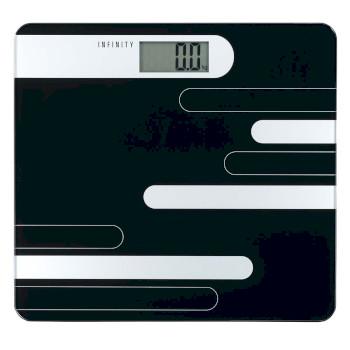 Personenwaage 180 kg Schwarz / Silber - MELISSA