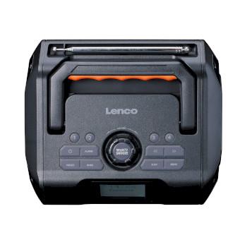 Leistungsstarke tragbare Outdoor-DAB+/FM-Radio mit Bluetooth® IPX5 - Lenco