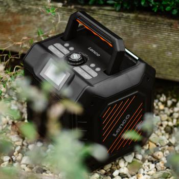 Leistungsstarke tragbare Outdoor-DAB+/FM-Radio mit Bluetooth® IPX5 - Lenco