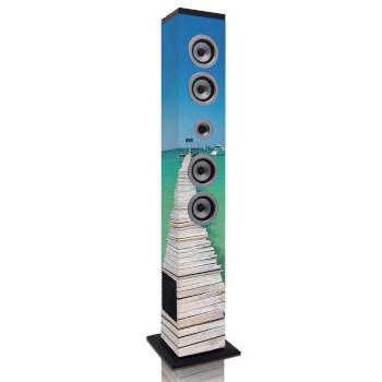 Lautsprecherturm mit Bluetooth®, PLL UKW-Radio, USB- und SD-Player - ICES