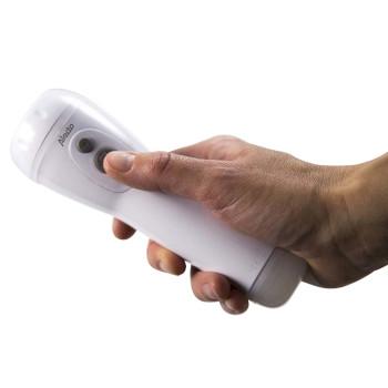 Wiederaufladbare LED-Taschenlampe Weiß - Alecto