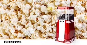 Popcornmaschine 60 g 1200 W 2 - 4 min Rot/Weiß - MELISSA