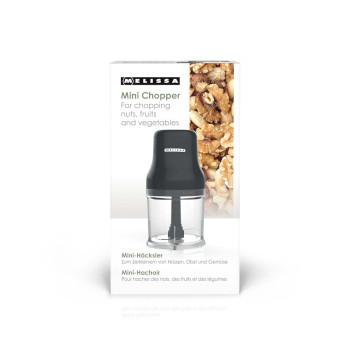 Mini-Zerkleinerer 200 W 0,5 l 1-Geschwindigkeit Schwarz - MELISSA