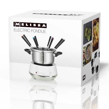 Elektrische Fondue 2L 1200W Edelstahl / Weiß - MELISSA