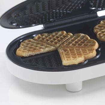 Doppelherz-Waffelautomat Weiß - Trebs