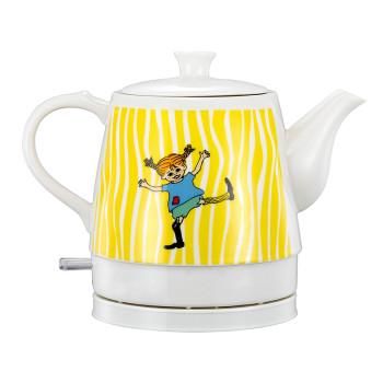 Pippi Langstrumpf Keramischer Wasserkocher - 0,8 Liter - Happy Pippi Design - PIPPI
