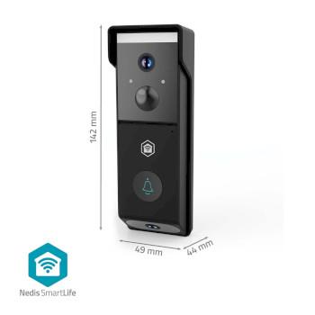 SmartLife Videotürsprechanlage Batteriebetrieben 2x Full HD 1080p Cloud-Speicher - Nedis