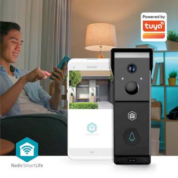 SmartLife Videotürsprechanlage Batteriebetrieben 2x Full HD 1080p Cloud-Speicher - Nedis