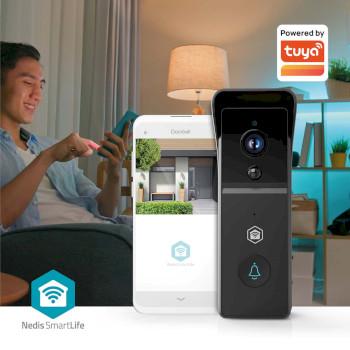 SmartLife Video-Türklingel Akkubetrieben 3MP Full HD 1296p Cloud - Nedis
