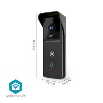 SmartLife Video-Türklingel Akkubetrieben 3MP Full HD 1296p Cloud - Nedis