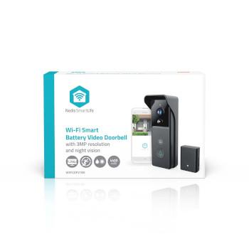 SmartLife Video-Türklingel Akkubetrieben 3MP Full HD 1296p Cloud - Nedis