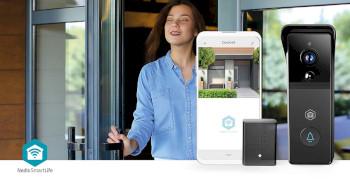 SmartLife Video-Türklingel Akkubetrieben 3MP Full HD 1296p Cloud - Nedis