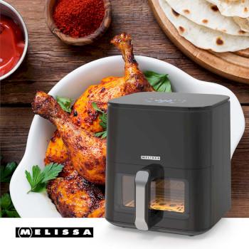 Digitale Heißluftfritteuse XL 5 l 60-Minuten-Timer 8 Voreinstellungen - MELISSA