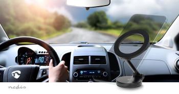 Autohalterung für Smartphones Magnetisch Windschutzscheibe und Armaturenbrett Universell - Nedis