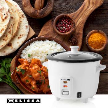 Reiskocher 0,6 l 300 W Antihaftbeschichtung Herausnehmbare Schüssel - MELISSA