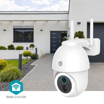 SmartLife Kamera für Außen Spotlight 3MP Full HD 1296p Schwenken Neigen - Nedis
