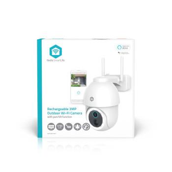 SmartLife Kamera für Außen Spotlight 3MP Full HD 1296p Schwenken Neigen - Nedis