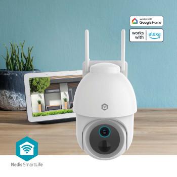 SmartLife Kamera für Außen Spotlight 3MP Full HD 1296p Schwenken Neigen - Nedis