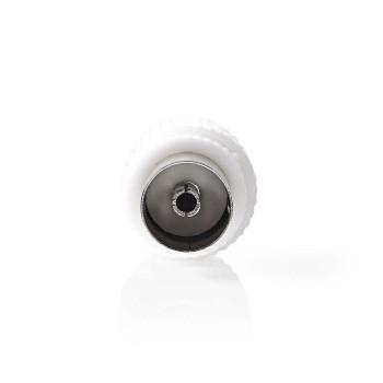 IEC (Koax) Stecker Gerade Buchse Vernickelt 75 Ohm Schraube - Nedis