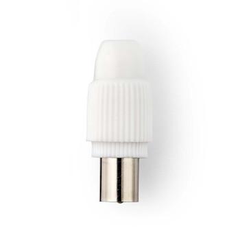 IEC (Koax) Connector Gerade Stecker Vernickelt 75 Ohm Schraube - Nedis