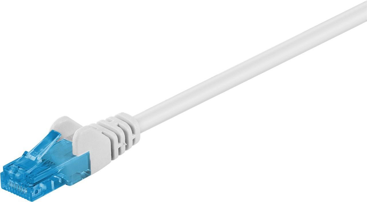 Ultraflexibles CAT 6A Netzwerkkabel, U/UTP, weiß - Goobay