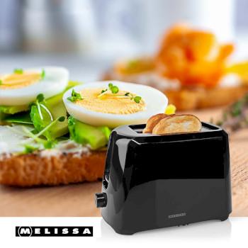 Toaster 2 Schlitze 700 W 6 Bräunungsstufen Herausnehmbare - MELISSA