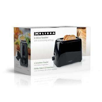 Toaster 2 Schlitze 700 W 6 Bräunungsstufen Herausnehmbare - MELISSA