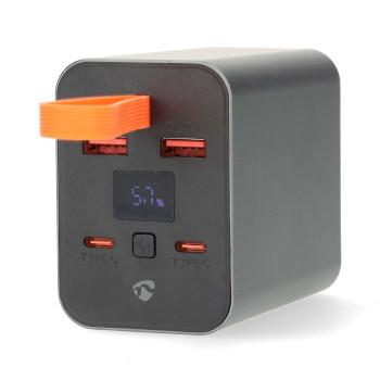 Powerbank 30000 mAh 1.5 / 2.0 / 3.0 / 5.0 A Ausgänge: 4 Ausgang: 2x - Nedis