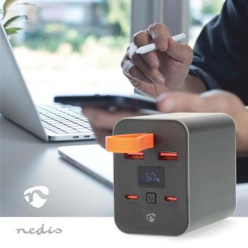 Powerbank 30000 mAh 1.5 / 2.0 / 3.0 / 5.0 A Ausgänge: 4 Ausgang: 2x - Nedis