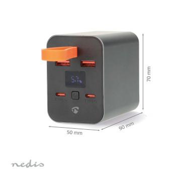 Powerbank 30000 mAh 1.5 / 2.0 / 3.0 / 5.0 A Ausgänge: 4 Ausgang: 2x - Nedis