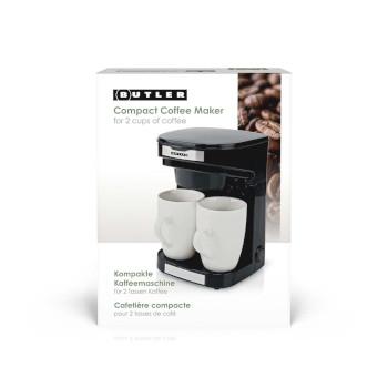 Kompakte Kaffeemaschine 2 Porzellantassen 0,25 l 450 W - Butler