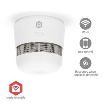 SmartLife Rauchmelder Zigbee 3.0 Batteriebetrieben Sensorlebensdauer - Nedis