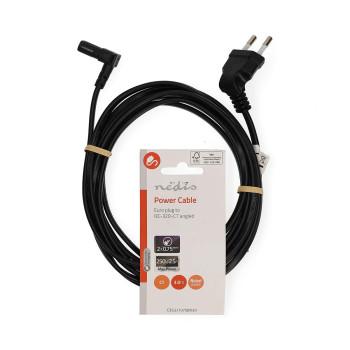 Stromkabel Euro-Stecker IEC-320-C7 90 abgewinkelt 90 abgewinkelt - Nedis