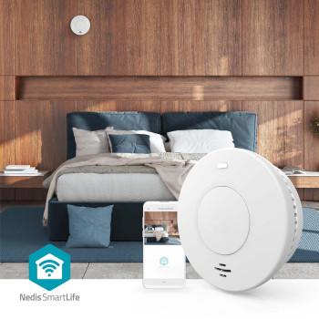 SmartLife Rauchmelder Wi-Fi Batteriebetrieben Sensorenlebensdauer: 10 - Nedis