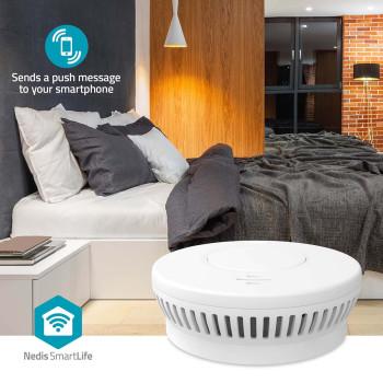 SmartLife Rauchmelder Wi-Fi Batteriebetrieben Sensorenlebensdauer: 10 - Nedis