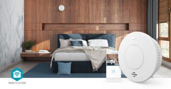 SmartLife Rauchmelder Wi-Fi Batteriebetrieben Sensorenlebensdauer: 10 - Nedis