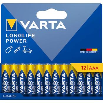 Alkaline-Batterie AAA 1,5 V High Energy 12er-Pack - Varta