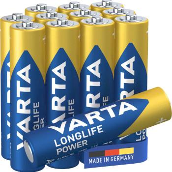 Alkaline-Batterie AAA 1,5 V High Energy 12er-Pack - Varta