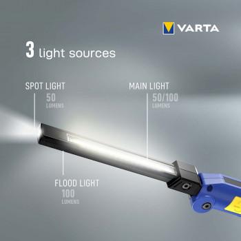Work Flex® Multifunktionsleuchte F20R Wiederaufladbar - Varta